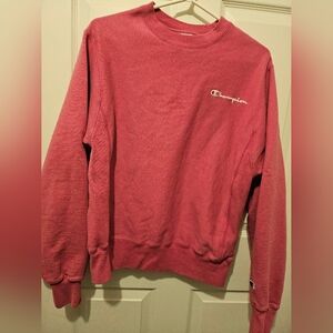 Champion Men's Crewneck in Deep Red